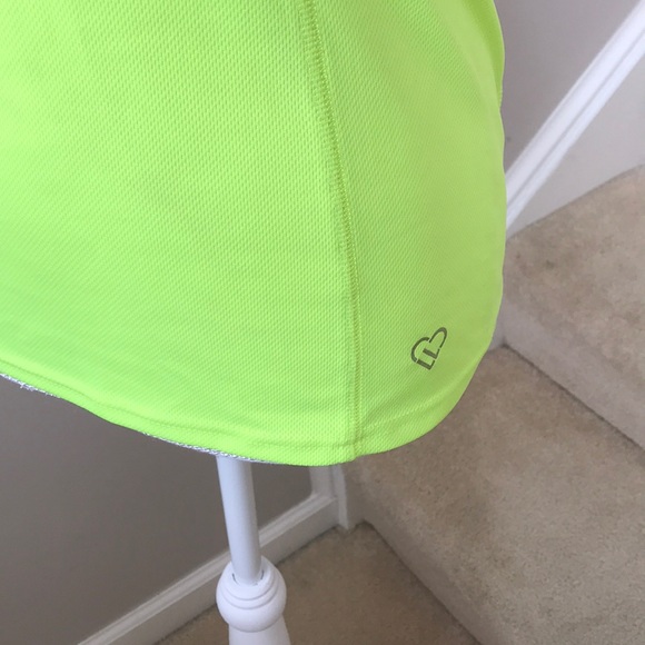 Neon Yellow Athletic Tank - Picture 4 of 5